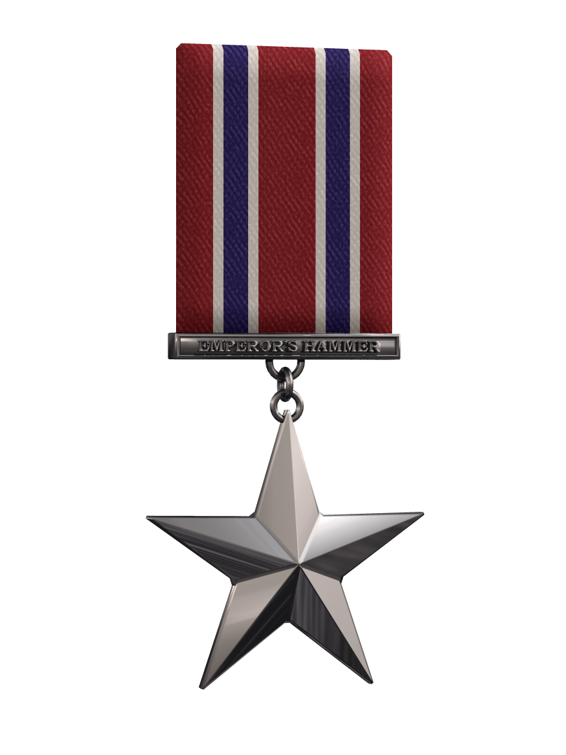 Iron Star with Ribbon